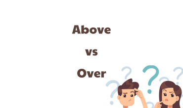 IELTS vocabulary - Phân biệt Above và Over